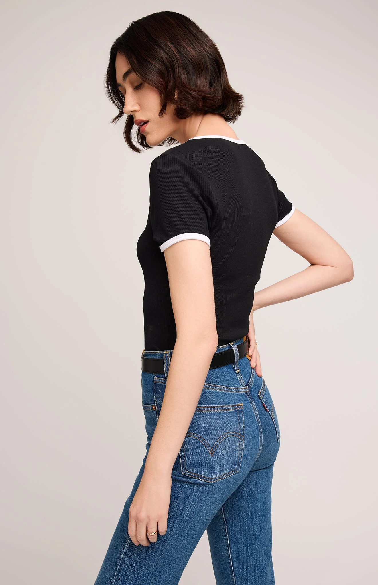Shania Ribbed T-Shirt - Image 7