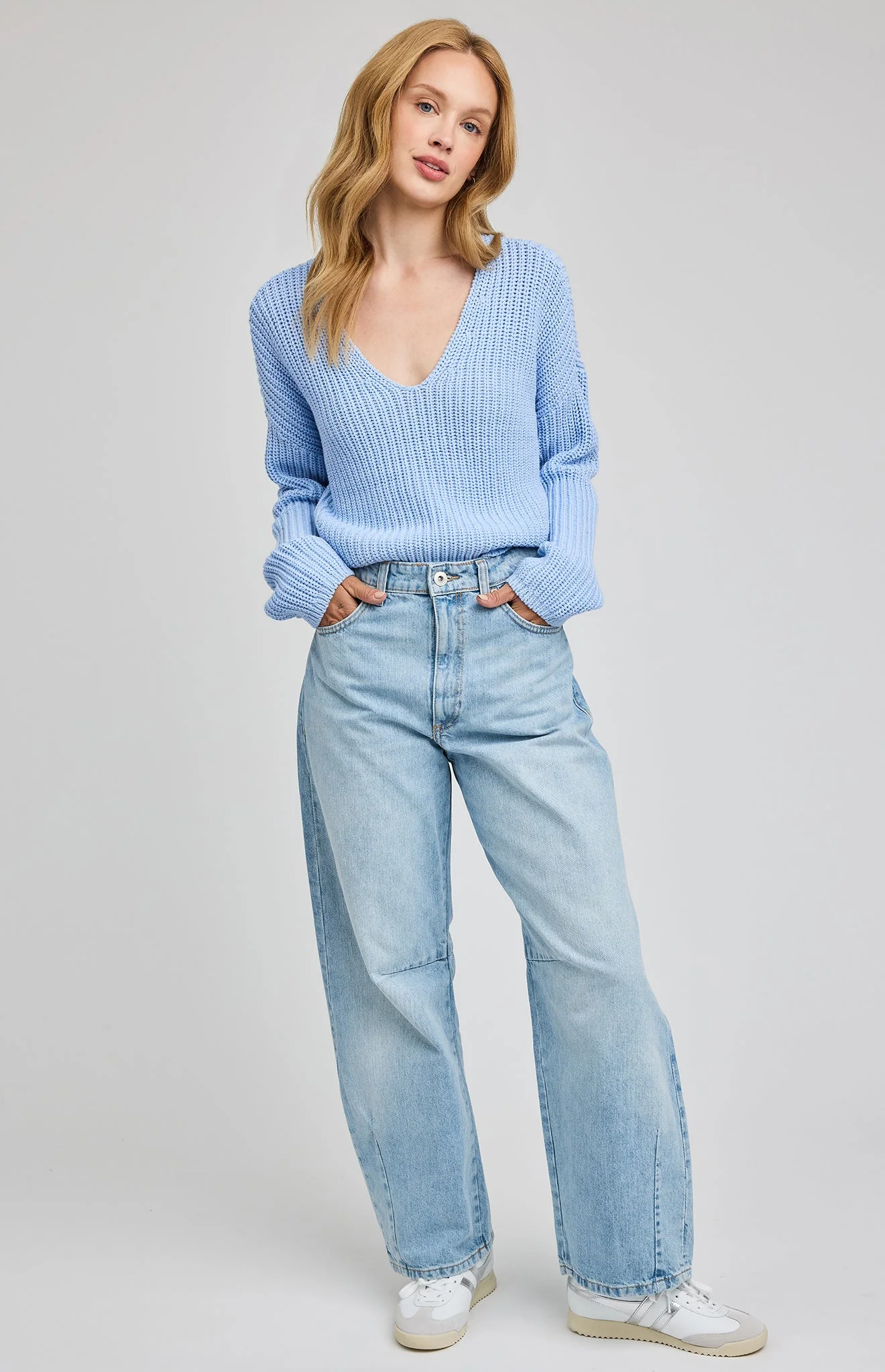 Spencer V-Neck Knit Sweater - Image 4